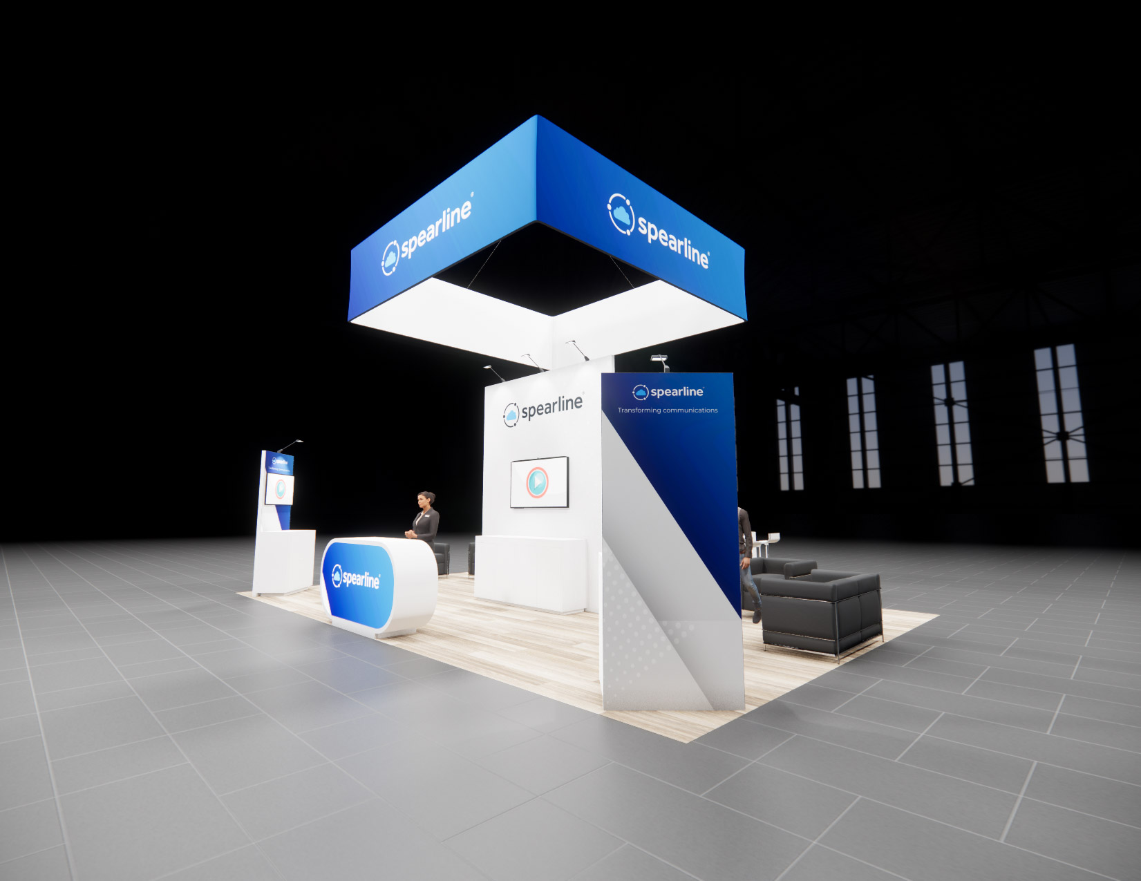 20 x 30 Island Exhibit Rental — PACK EXPO Las Vegas, Las Vegas