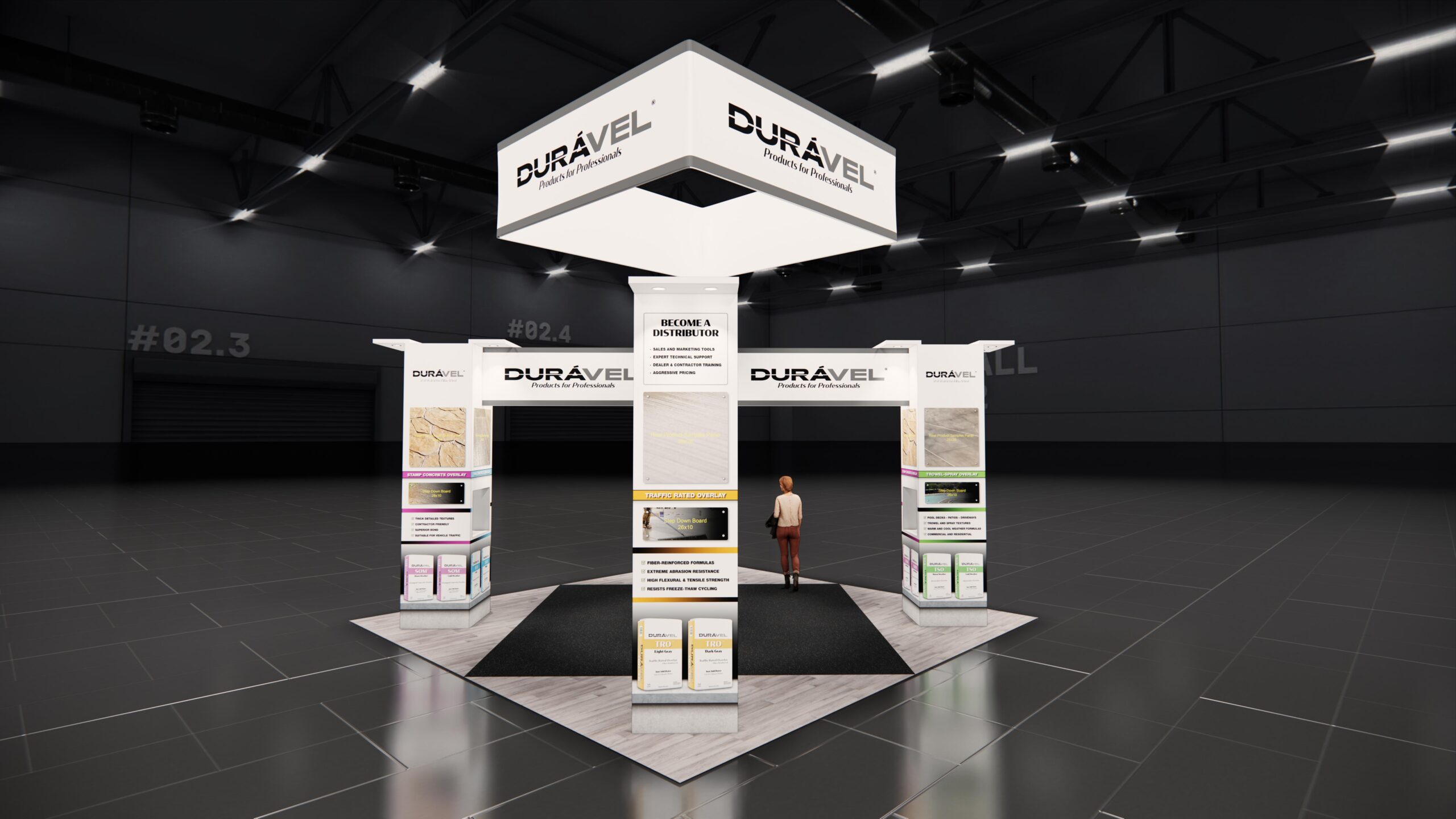20 x 20 Island Exhibit Rental — MODEX, Atlanta