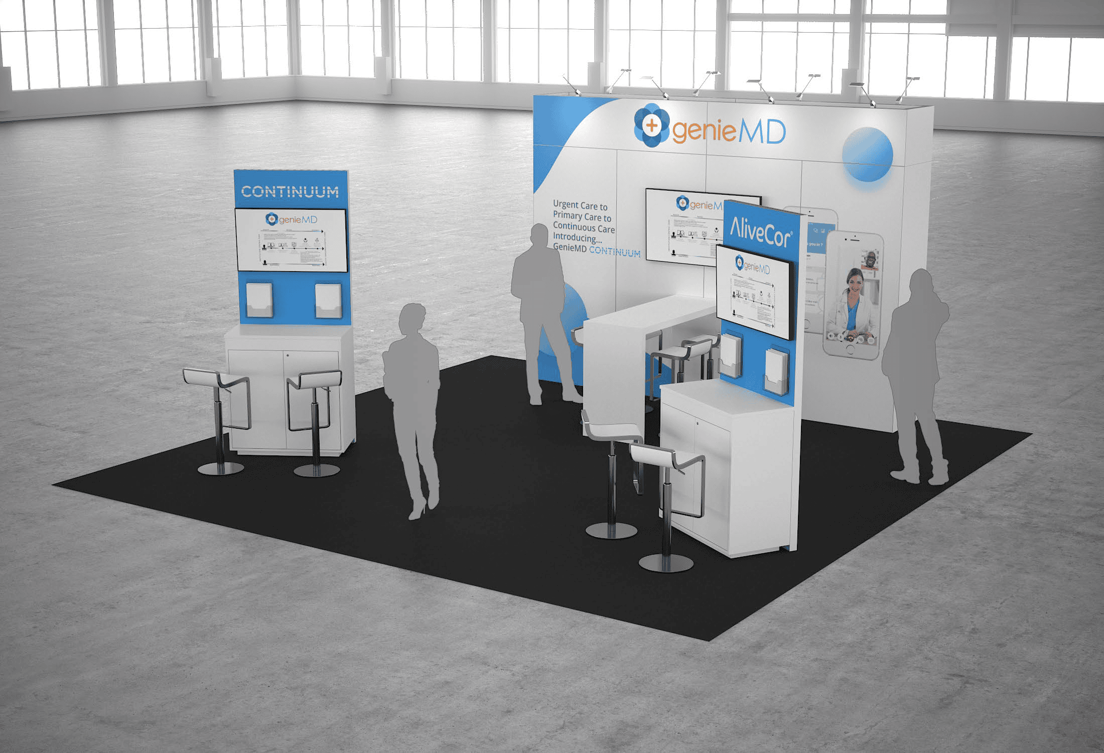 20 x 20 Island Exhibit Rental — Global Pet Expo, Orlando