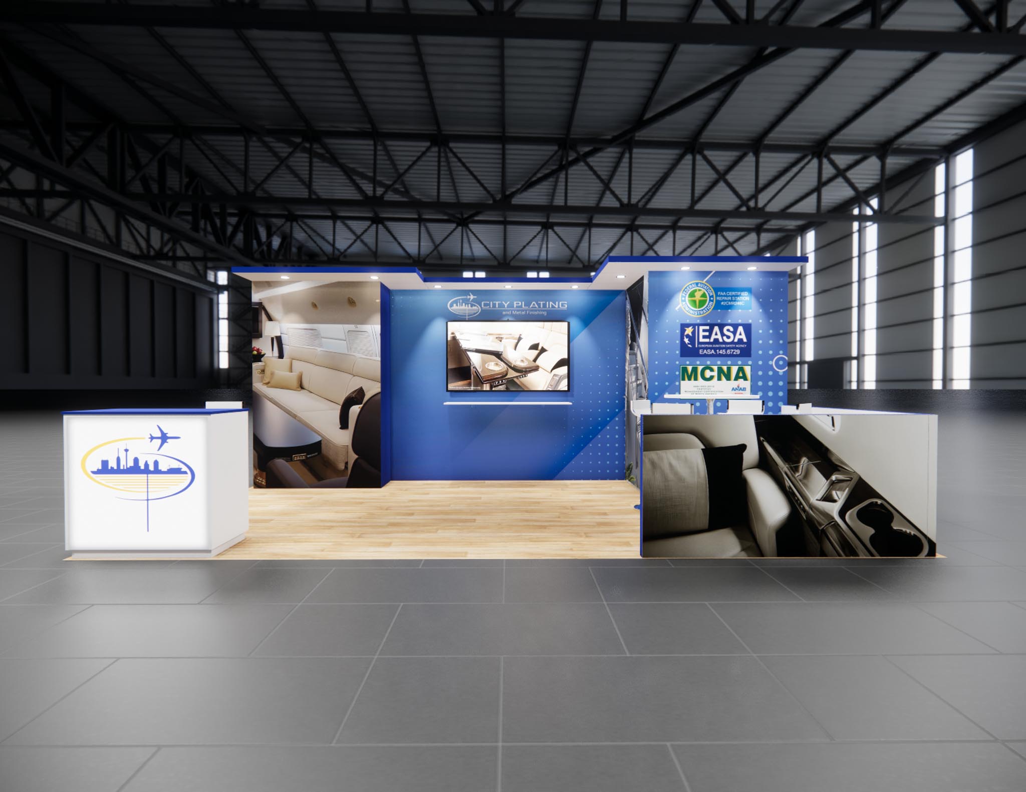 10x20 trade show exhibit rental — 10 x 20 inline exhibit rental — kbis, orlando hero image