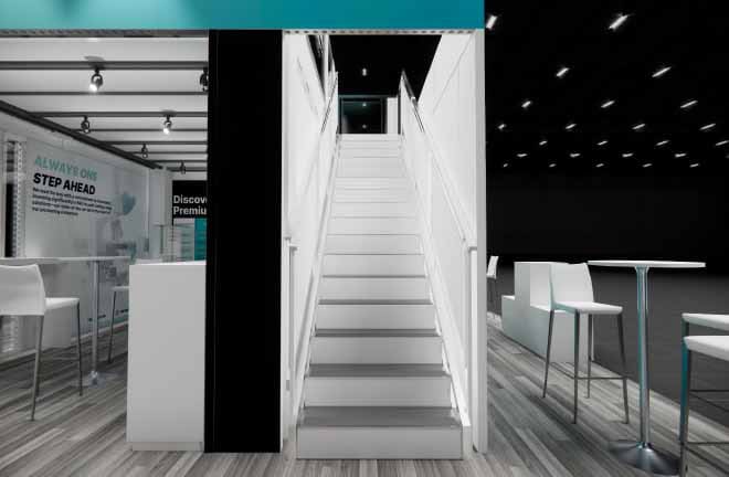 30 x 30 Double-Deck Exhibit Rental — CES, Las Vegas