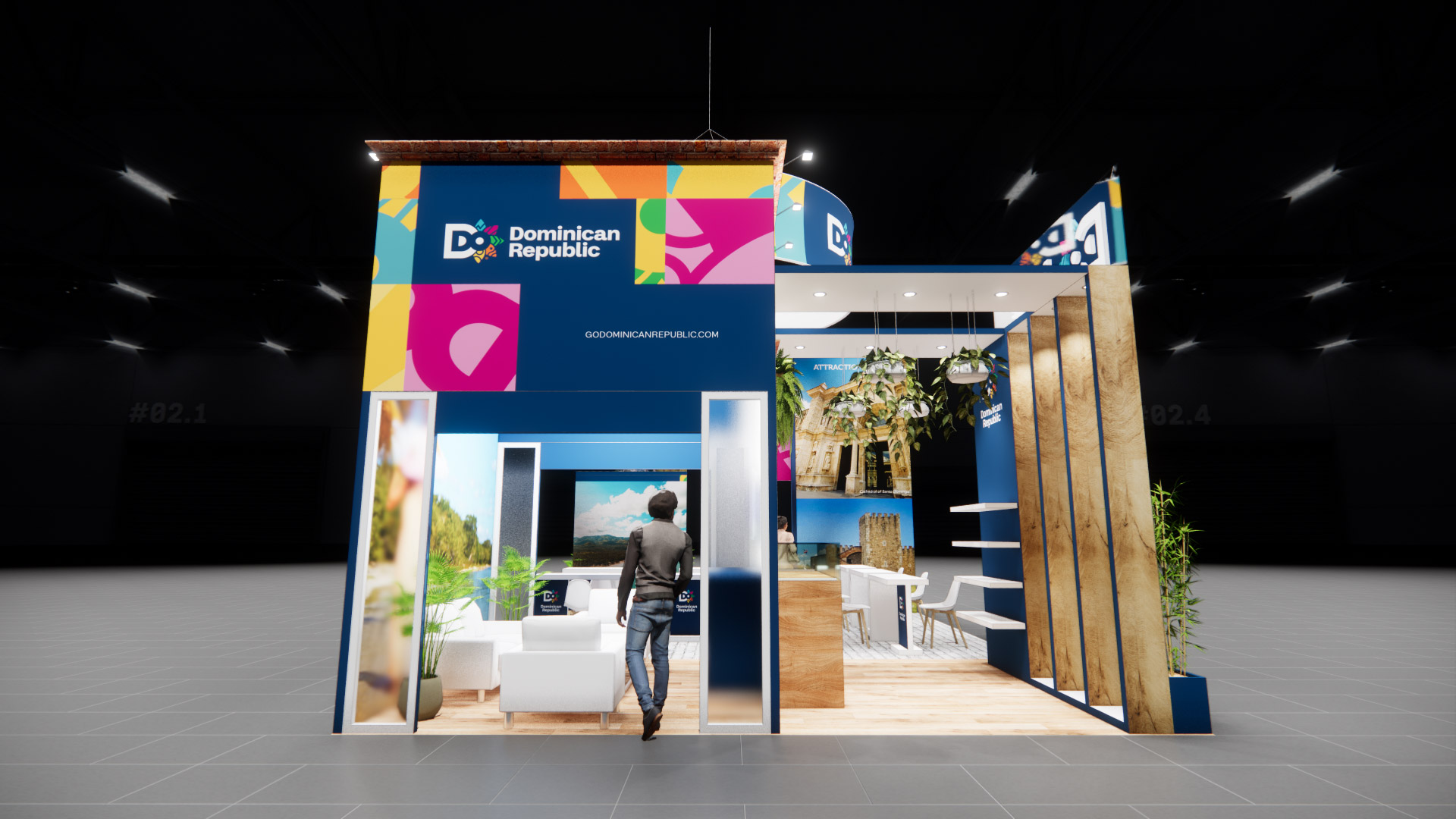20 x 40 Island Exhibit Rental — IPPE, Atlanta