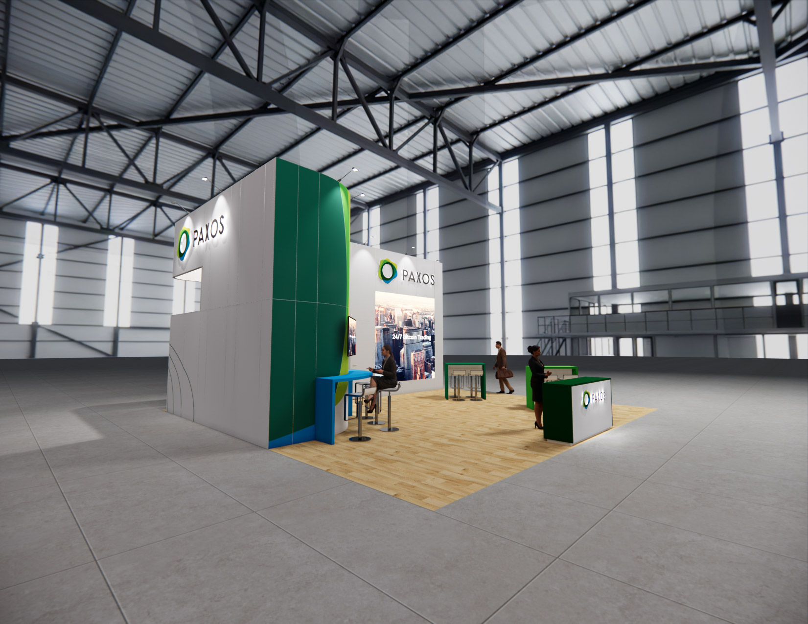 30 x 30 Island Exhibit Rental — MODEX, Atlanta