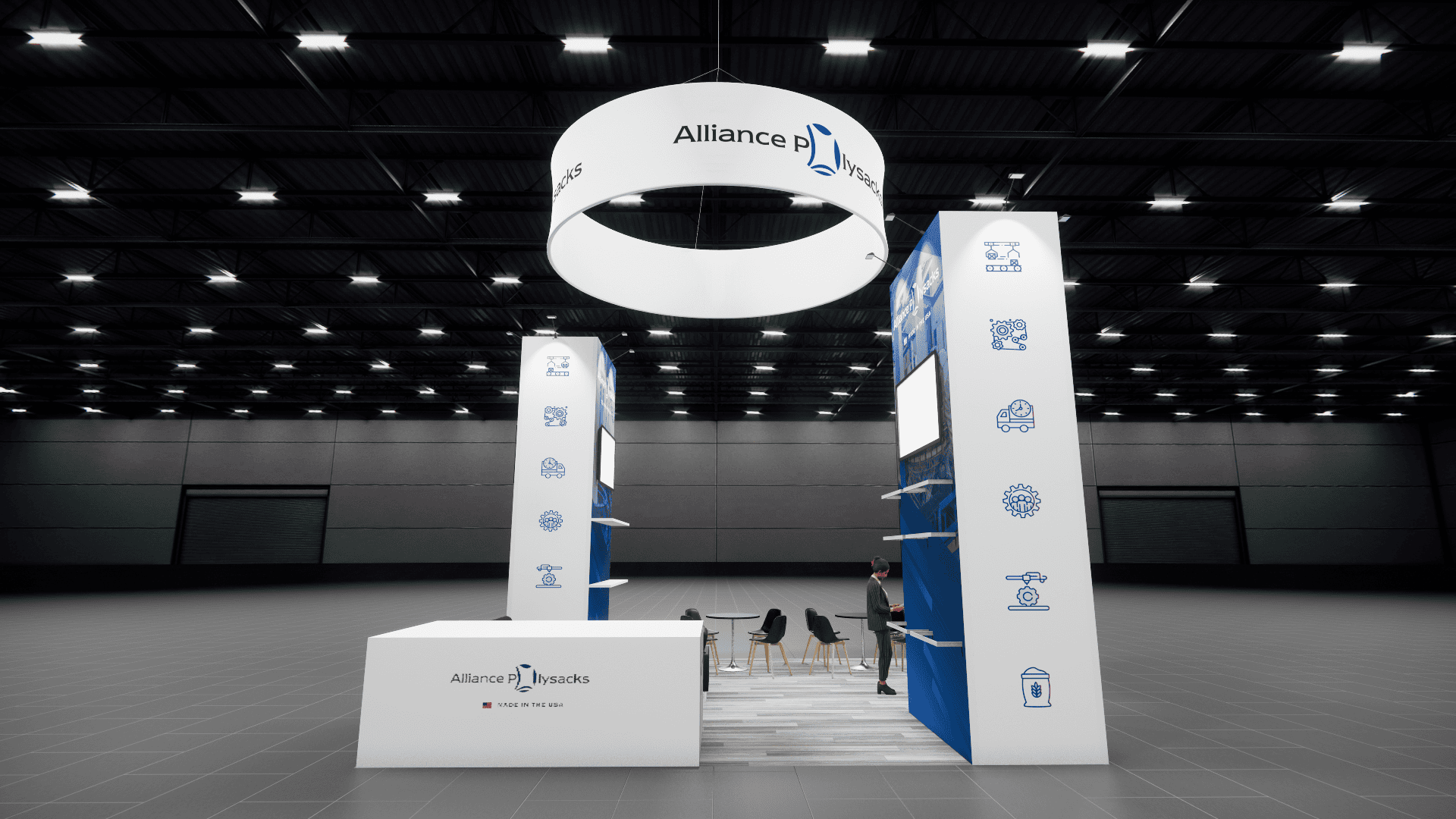 20 x 20 Island Exhibit Rental — InfoComm, Las Vegas