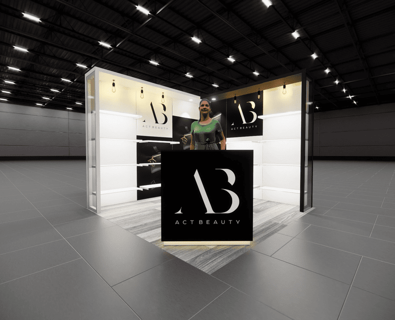 10x10 trade show exhibit rental — 10 x 10 exhibit rental — ces, las vegas hero image
