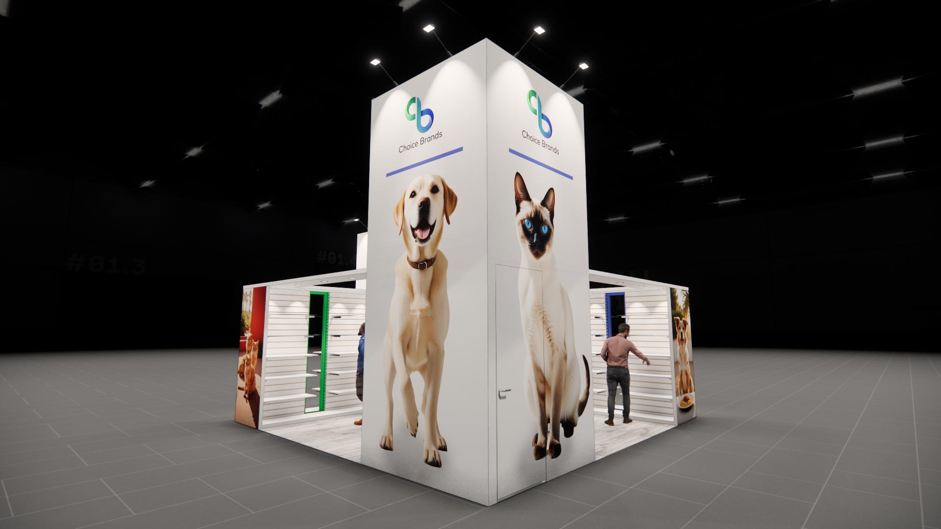 20 x 20 Island Exhibit Rental — Global Pet Expo, Orlando