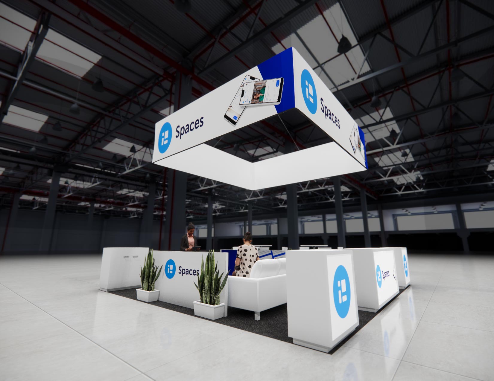 20 x 20 Island Exhibit Rental — IAAPA Expo, Orlando