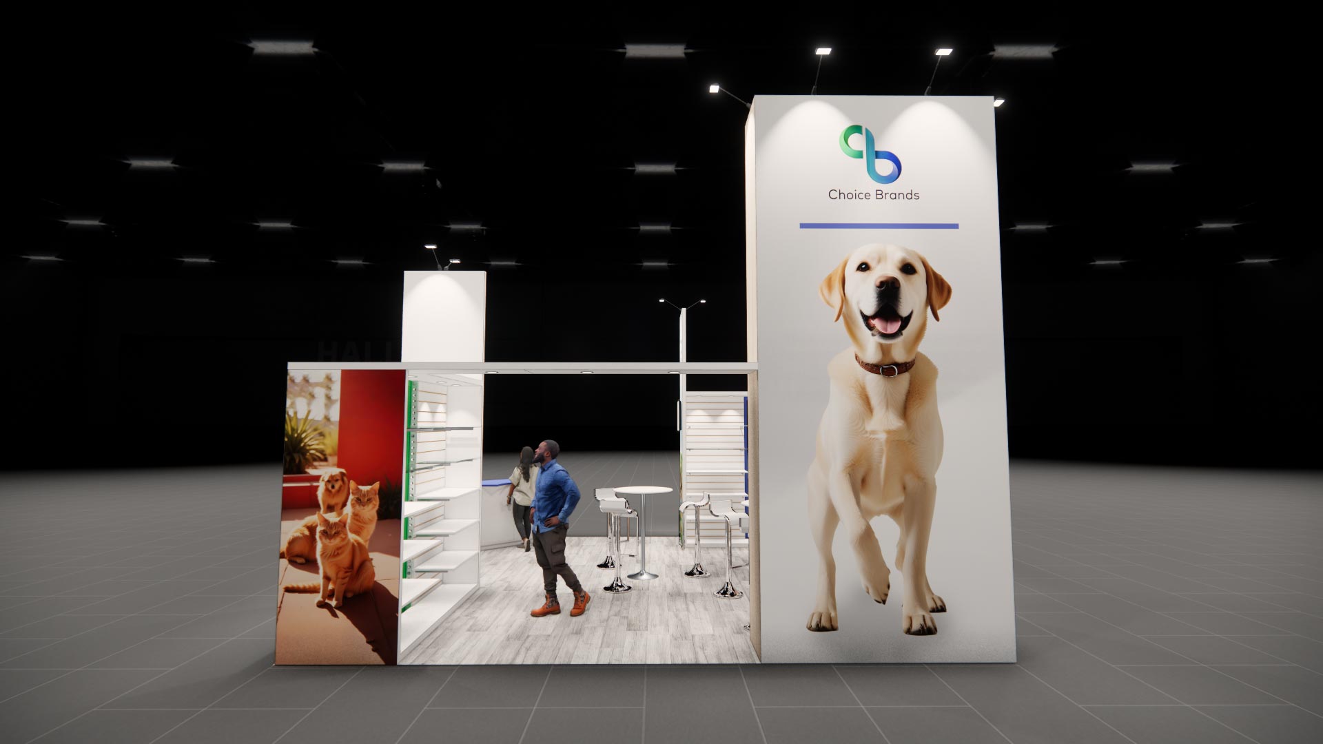 20 x 20 Island Exhibit Rental — Global Pet Expo, Orlando