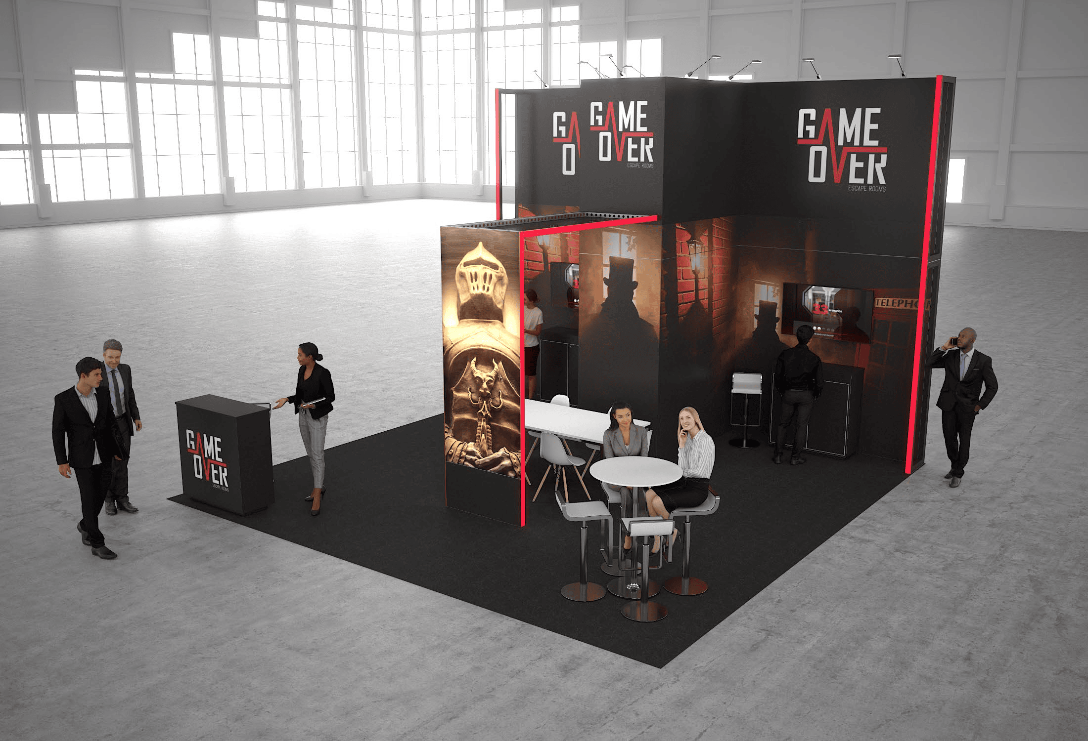 20 x 20 Island Exhibit Rental — InfoComm, Las Vegas